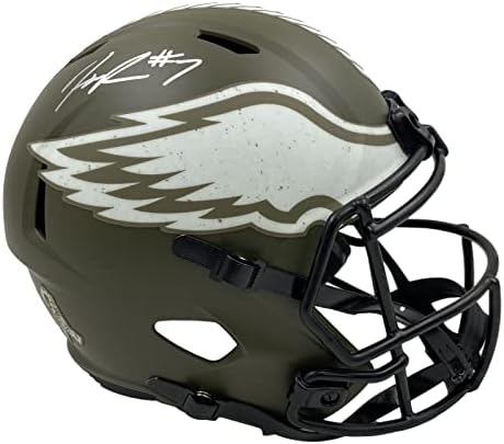 Хаасон Реддик Подписа Орли FS Salute На Услугата Копие на Скоростно шлем JSA ITP - Каски NFL с автограф