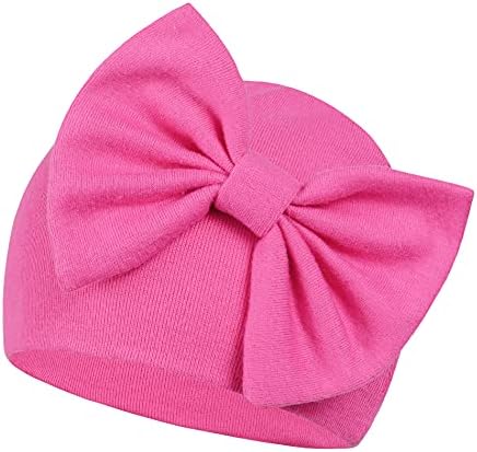 Комплект шапки за еднократна употреба и Варежек за новородени Gril Сладко Baby Bow Шапка, Детски Болнични Шапчица