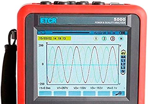 Tongbao ETCR5000 3-фазно Анализатор, качество на електрическата енергия с Цифрово 3-фазным парсера мощност Модел на токов датчик ETCR068B ETCR008B ETCR040B Анализатор, качество на електрическата енергия и енергия