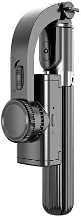 Поставяне и монтиране на BoxWave, съвместими с вашия смартфон ASUS за Snapdragon Insiders - Gimbal SelfiePod, Селфи-стик, Разтегателен видео-Кардан стабилизатор - Черно jet black