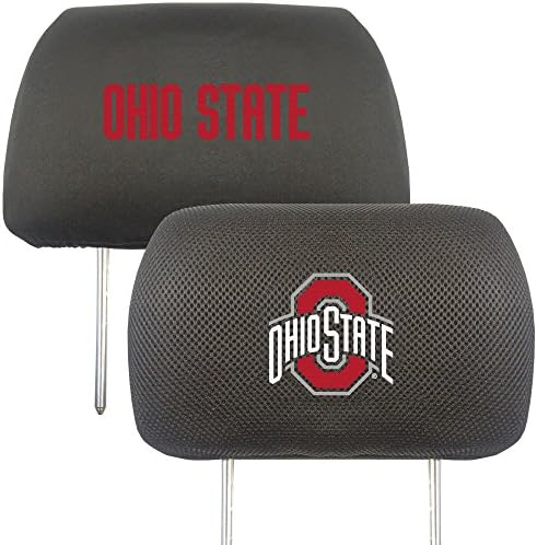 Комплект калъфи за останалите главата с бродерия FANMATS 12589 Ohio State Buckeyes - 2 бр.