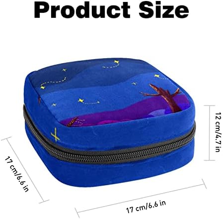 Чанта за съхранение на Хигиенни Кърпички ORYUEKAN, Преносими Многократна употреба Менструални Тампони джоб, Чанта за Съхранение на Тампони за Жени и Момичета, Падаща З