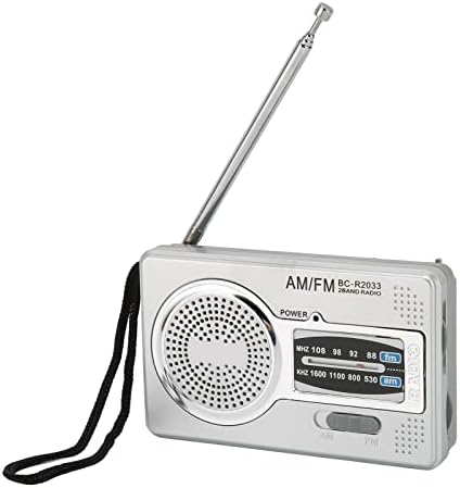 Джобно AM FM-радио с чип DSP Джобно Карманное Мини-радио с високоговорител и жак за слушалки Карманное радио с далечен прием за спешни ситуации, закрито и открито