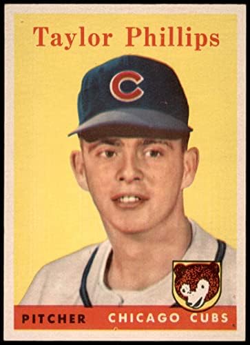 1958 Topps 159 Тейлър Филипс Чикаго Къбс (Бейзболна картичка), БИВШ играч на Къбс