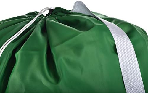 Чанта за дрехи на раменна рамо - закопчалката на съвсем малък, здрав найлонов материал, голяма простор, здрав ред, свободна переноска, идеален за пране или в общежитието на колежа. (Зелени | 30 x 40)