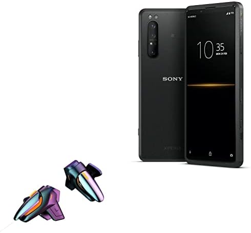 Игралното оборудване за Sony Xperia PRO (Gaming Gear от BoxWave) - Бързото управление със сензорен екран, бутон за бързо стартиране на възпроизвеждане на кадрите в секунда на мобилно устройство за Sony Xperia PRO -