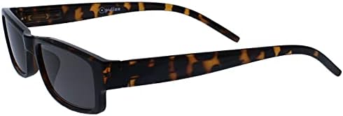 Очила за четене Фирма Brown Tortoiseshell Lightweight Sun Readers UV400 Мъжки Женски S32-2 +1.00
