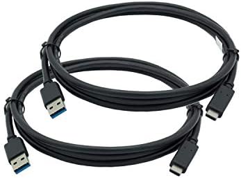 Комплект от две (X2) штекерных кабели USB 3.1 Type C-Type B (6 фута) за HP Номер: 914121-003
