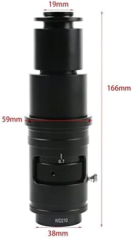 Комплект аксесоари за микроскоп за Възрастни 1080P USB с Автофокус Видеомикроскоп C Затваряне на Измервателната Камера Лабораторни Консумативи (Цвят: обектив 160x)