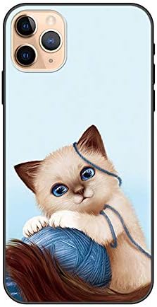 INSOLKIDON е Съвместим с калъф iPhone 11 Pro max от TPU, Мека Делото, Защитната Обвивка за вашия телефон, Противоскользящий, Устойчив на надраскване Броня, Боядисана на Творческа мека черупка (24)