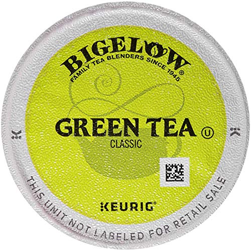 Зелен чай Bigelow Keurig K-Cups, 24 опаковки (1 опаковка), Общо 24 чушки с кофеин K-Cup