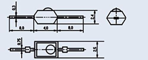 U. S. R. & R Tools един силициев диод KV109G на СССР, на 30 бр.