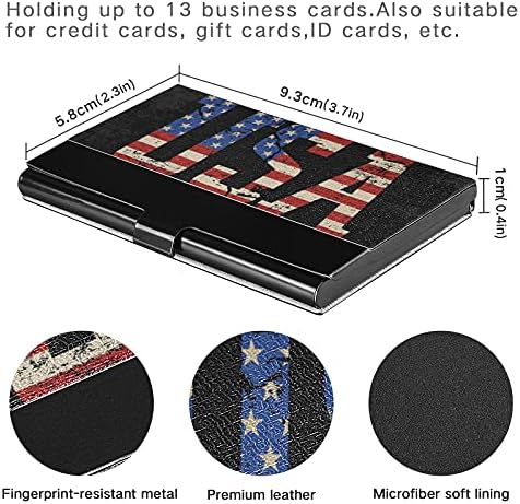 САЩ, Американския Флаг, Визитница за Жени, Мъже Визитница, Калъф с Кожено Лична Карта, Органайзер За Кредитни карти