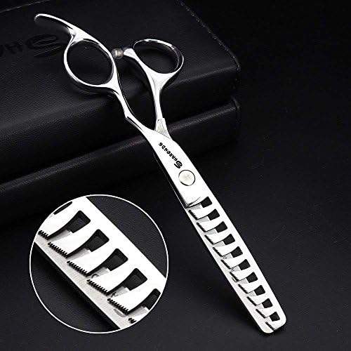 6-инчови професионални фризьорски ножици за изтъняване на коса, ножица за различни стилове (изтъняване 60-70%)