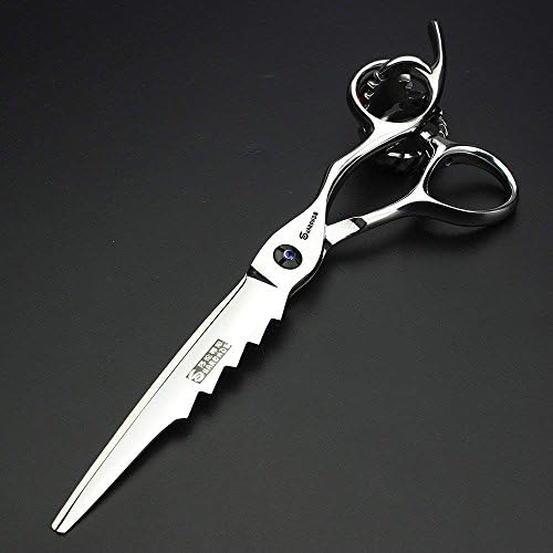 6,5 сребърни професионални ножици за коса sharp cutting 400C стоманени ножици