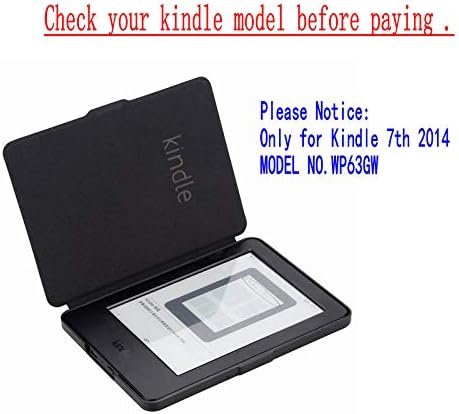 Калъф за Kindle, Калъф за Kindle Touch 2014 (Kindle 7 7-то поколение) Четец Тънък Защитен Калъф Smart-калъф за модели на Wp63Gw, Цвет2