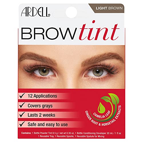 Полупостоянный комплект за оцветяване на вежди Ardell Brow Tint светло кафяв цвят, 1 опаковка