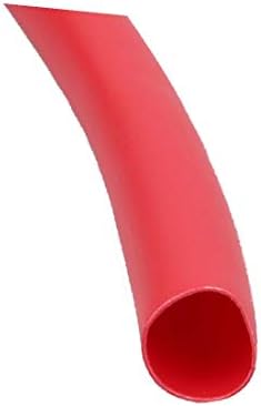 X-DREE 6 М Дължина 5 мм Вътрешен диаметър Polyolefin пожароустойчива тръба Червен цвят, за ремонт на кабели (Tubo ignífugo de poliolefina de diámetro interno de 6 мм de longitud de 6 мм за ремонт на кабели
