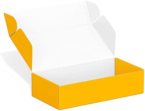 50 Кутии за Опаковане 4 x6x2 за доставка, Пощенски устройство от гофриран картон, Пощенски кутии за малкия бизнес, за опаковане на подаръци - TONESPAC (4 x6x2, Бяла)