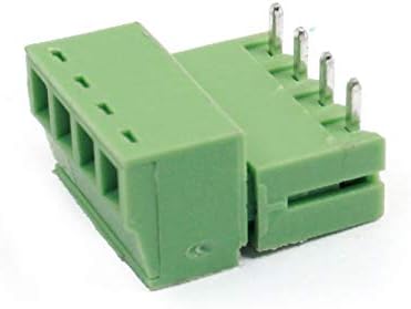 НОВ LON0167 2 елемента със стъпка 3,5 mm 4 за контакт 300V AC 8A Клеммные накладки, Съединители Зелен цвят (с 2 елемента стъпка 3,5 mm 4 за контакт AC 300-V 8A Anschlussblöcke Anschlussegrün