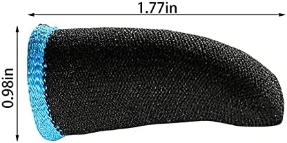 LXQS Мобилни игрални Пальчиковые креватчета 2/4/8 бр. Игрални Ръкавици с ръкав за пръстите, които предпазват от пот Еластични Ръкавици за играта на екрана, Трикотажни слот ръкави, Дишаща калъф за пръсти, траен и устойчив