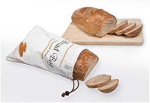 Пакет за хляб GSD с завязками от памук, кафяв
