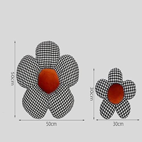 Възглавница за врата на Колата HGUIM, Възглавница За седалката Houndstooth Float Възглавница За Шията Възглавница Four Seasons GM Декоративна (Оранжев)