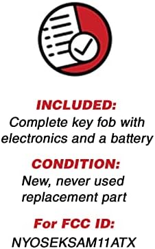 KeylessOption Бесключевой Вход Авто Дистанционно с Флип-Ключодържател запалване за Kia Soul Sportage с нож за ключове повишена сигурност (опаковка от 2)
