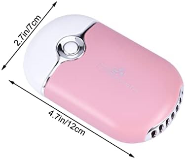 SOLUSTRE 3 бр. Акумулаторна батерия Вентилатор USB Fan Сешоар USB Розово Вентилатор за Мигли Быстросохнущий Вентилатор, Климатик Беседка