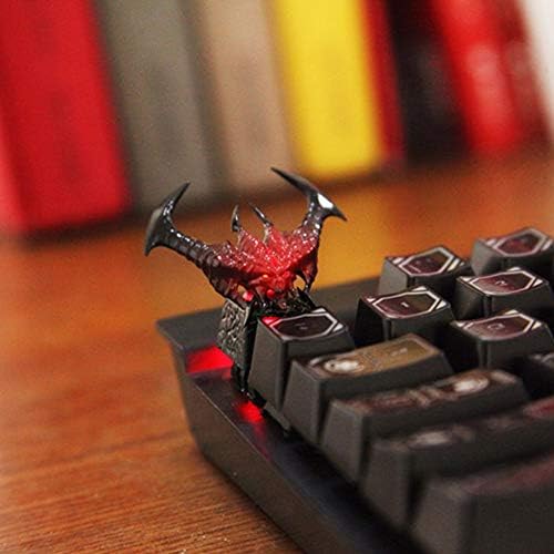 Al Diablos на Кутията за ключове от Смола с Подсветка за Cherry Switch Механична Клавиатура на Кутията САМ Детска Клавиатура Dark Demon с Търговците на Предавателна
