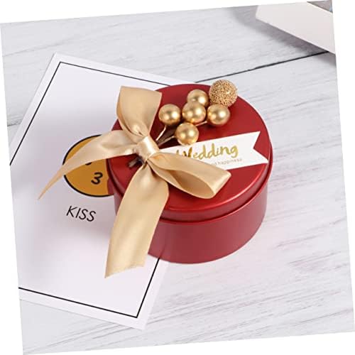 Abaodam 4шт Подарък Кутия за Бонбони Cajas De Regalo De Подаръчни Кутии на Едро Кутии Подарък за Булчински Душ Сватбена Кутия шоколадови Бонбони Тенекиен съд За Бонбони Резерв