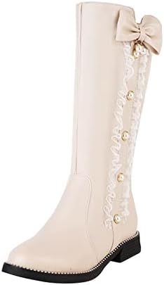 Ботуши Бели на цвят, Каубойски Ботуши в западен стил с бродерия, до коляното, с прострочкой на средно масивна ток 5 см, с остри пръсти, Модерен класически обувки в стил Ретро, botas vaqueras para mujer marrones