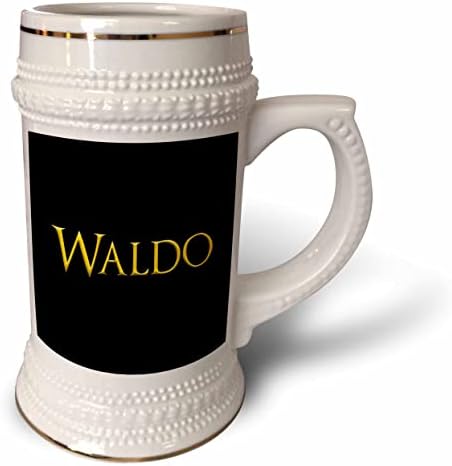 3дРоуз Уолдо най-популярното име за момче в Америка. Жълто черните. - Стъклена чаша с 22 грама (stn-364517-1)