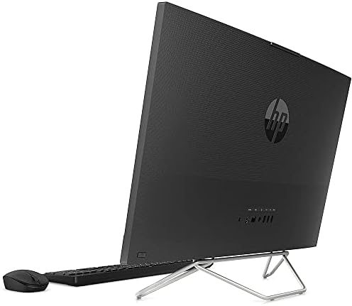 Настолен компютър HP 27FHD IPS All-in-One 2022, 10-ядрен процесор Intel Core i7-1255U 12-то поколение, графика Iris Xe, 64 GB DDR4 2 TB SSD, Wi-Fi, 6 Bluetooth, Windows 11 Pro, черна безжична мишка KB, 32 GB USB