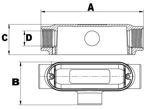 Твърд корпус на газопровода Morris 14076, Алуминий, Тип T, с дърворезба, с покритие и подложка, търговски размер 2-1 / 2 инча