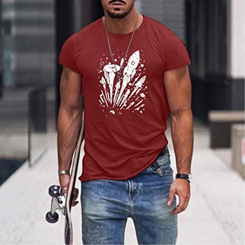 ZDDO Мъжки Солдатская тениска с къс ръкав, потници за мъже, тениски със забавни графичен принтом, Лятна Спортна тениска за тренировка на мускулите