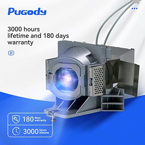 Pugody RLC-092/RLC-093/RLC-104/RLC105 Замяна Лампа на проектора за VIEWSONIC PJD5153 PJD5155 PJD5255 PJD6350 PJD5555W PJD5555W PJD6550Lw PJD6551Lws PJD7326 PJD7326-S PJD7526W PJD7526W-S Лампа