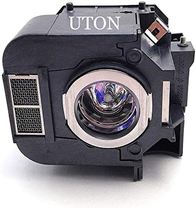 Uton ELPLP50 Замяна Лампа на проектора с Корпус за Epson PowerLite 825 825 + 826 W 826 W + EB824 EB825H EB825 EB825H EB826W EB826WH EMP825 EMP84 H294B H294A H353A H353B Проектор