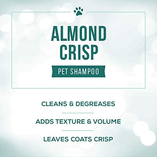 Высококонцентрированный шампоан за кучета Nature's Specialties Almond Crisp за домашни любимци, с обем до 4 литра, Естествен избор за професионални грумеров, Придающий текстура и обем, Направено в САЩ, 16 унции