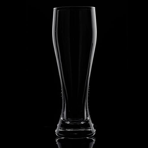 Бар чаши Burns Glass, Класически високи чаши Pilsner с дебело дъно, на 17 унции (комплект от 2-те)