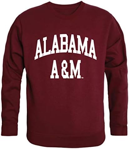 W Republic AAMU, Алабама, Университет A & M, Булдог, Пуловер с кръгло деколте, Hoody, Тъмно бордо Пуловер