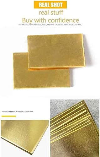 Z Създаване на Дизайн Латунная Плоча на Месинг лист 100x100 мм Дебелина 1,5 мм за Ремонт на Метални Изделия направи си САМ Метал Мед фолио (Цвят: 100x100x1,5 мм)