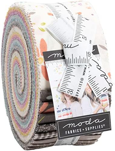 Джели-рол Sherri and Chelsi морския бряг Drive с 40 2,5-инчови ивици Moda Fabrics 37620JR