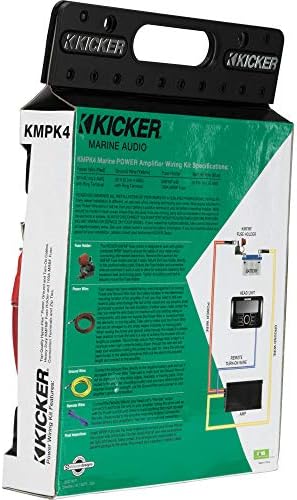 Комплект за хранене Kicker 47KMPK4 Marine 4awg Amp