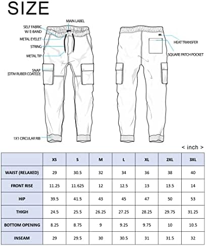 Мъжки Леки Найлонови панталони за джогинг Southpole от Високотехнологични тъкани, С Джобове-карго, бързо съхнещи