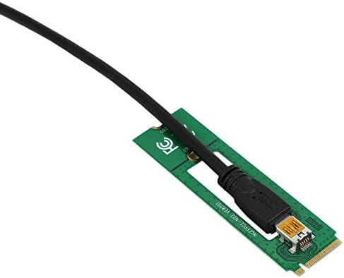 Misaso NGFF M. 2 M Ключът към USB 3.0 PCI-E Странично Card M2 до USB3.0 PCIE 16X 1X Удължител с храна за Litecoin