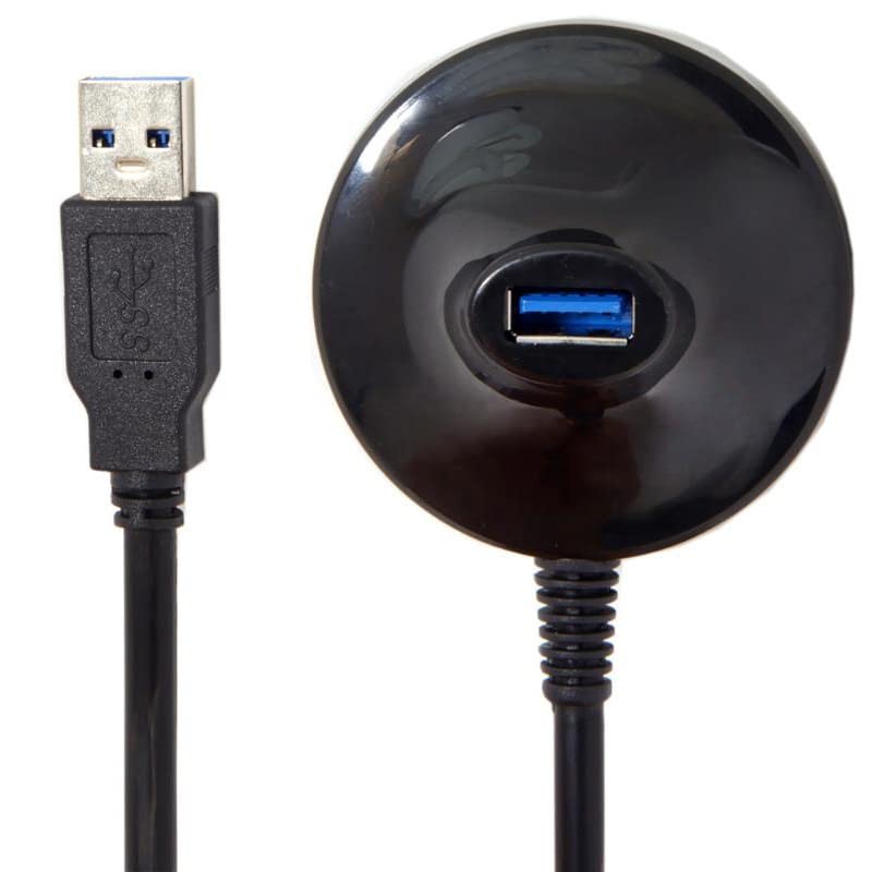 HOUKAI 1,5 м Настолен Разклонител USB 3.0 Тип A за мъже и Жени, Кабел За зареждане на Данни с Экранированным основание на Каботажните
